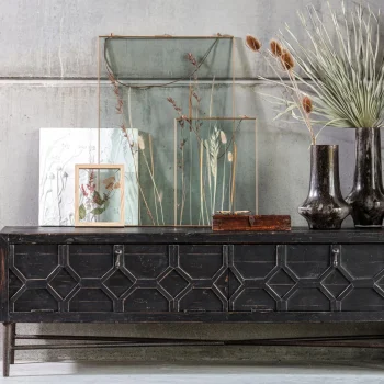 Clearance WOOOD Pressed Fotolijst Met Droogbloemen 70x50 Cm