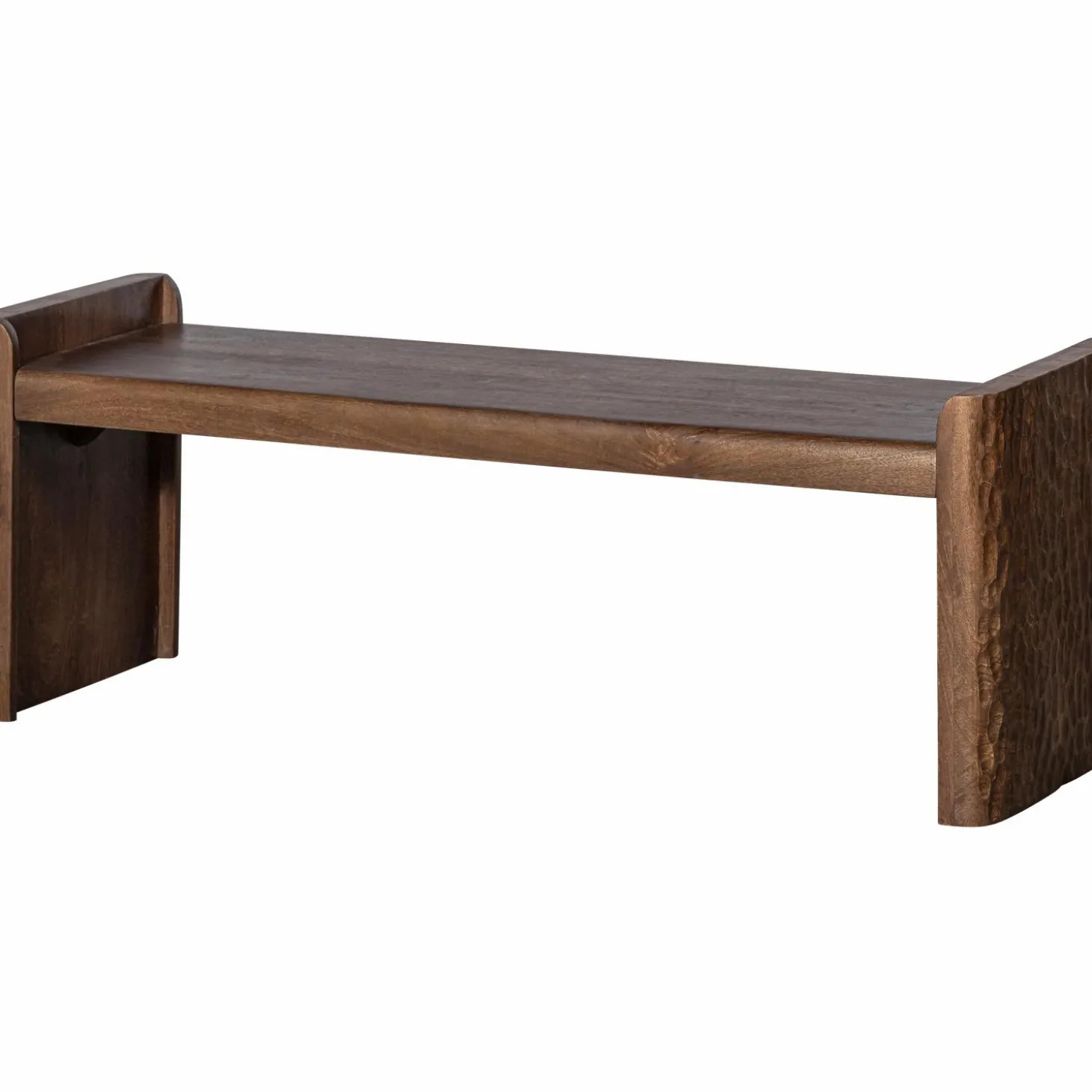 prop-bankje-met-bewerkte-poot-rCTWqCbR-0.webp Fashion WOOOD Prop Bankje Met Bewerkte Poot Hout Warm Bruin