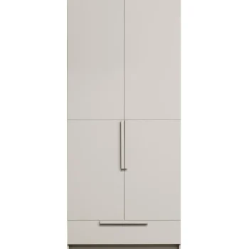 Clearance WOOOD Pure 2-deurs Hangkast - Splitdeur Grenen Dust