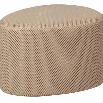 Clearance WOOOD Puuk Poef Mesh Naturel 38x60x47 Cm