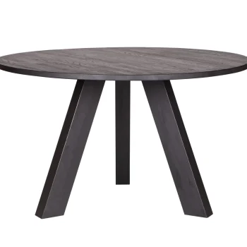 Online WOOOD Rhonda Eettafel ø129 Cm Night Zwart