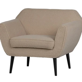 Fashion WOOOD Rocco Fauteuil Teddy Zand