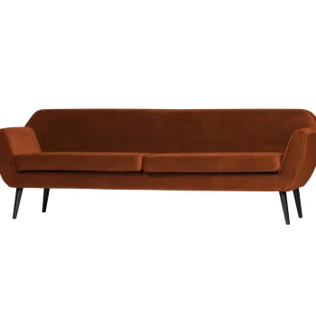 New WOOOD Rocco Xl Bank 230 Cm Velvet Roest