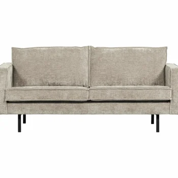 Sale WOOOD Rodeo 2,5-zits Bank Ribstof Donkerzand