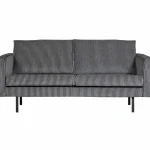 Best WOOOD Rodeo 2,5-zits Bank Streep Zwart/grijs