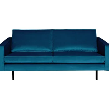 Outlet WOOOD Rodeo 2,5-zits Bank Velvet Blauw