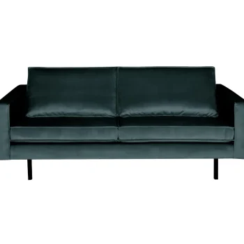 Clearance WOOOD Rodeo 2,5-zits Bank Velvet Groenblauw