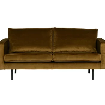 New WOOOD Rodeo 2,5-zits Bank Velvet Honinggeel