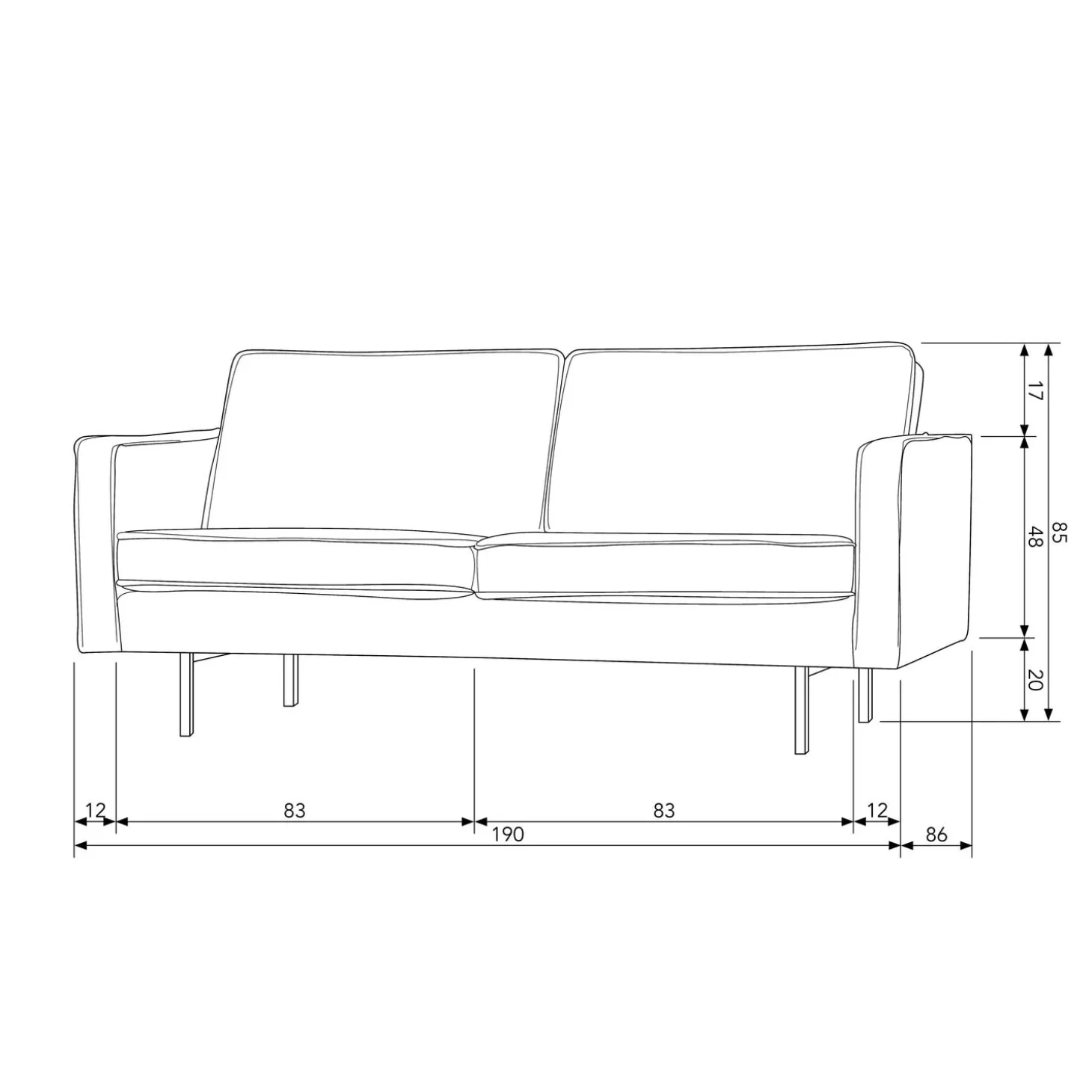 rodeo-25-zits-bank-velvet-oker-IBEKLOpJ-2.webp New WOOOD Rodeo 2,5-zits Bank Velvet Oker