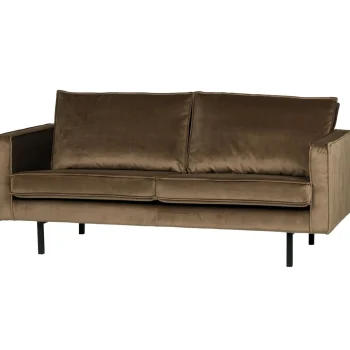 Online WOOOD Rodeo 2,5-zits Bank Velvet Taupe