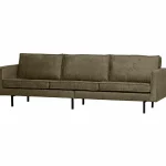 Hot WOOOD Rodeo Bank 3-zits Structure Velvet Bonsai