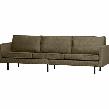 Hot WOOOD Rodeo Bank 3-zits Structure Velvet Bonsai