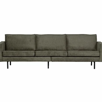 Hot WOOOD Rodeo Bank 3-zits Structure Velvet Frost