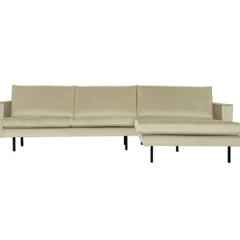New WOOOD Rodeo Chaise Longue Rechts Velvet Pistache