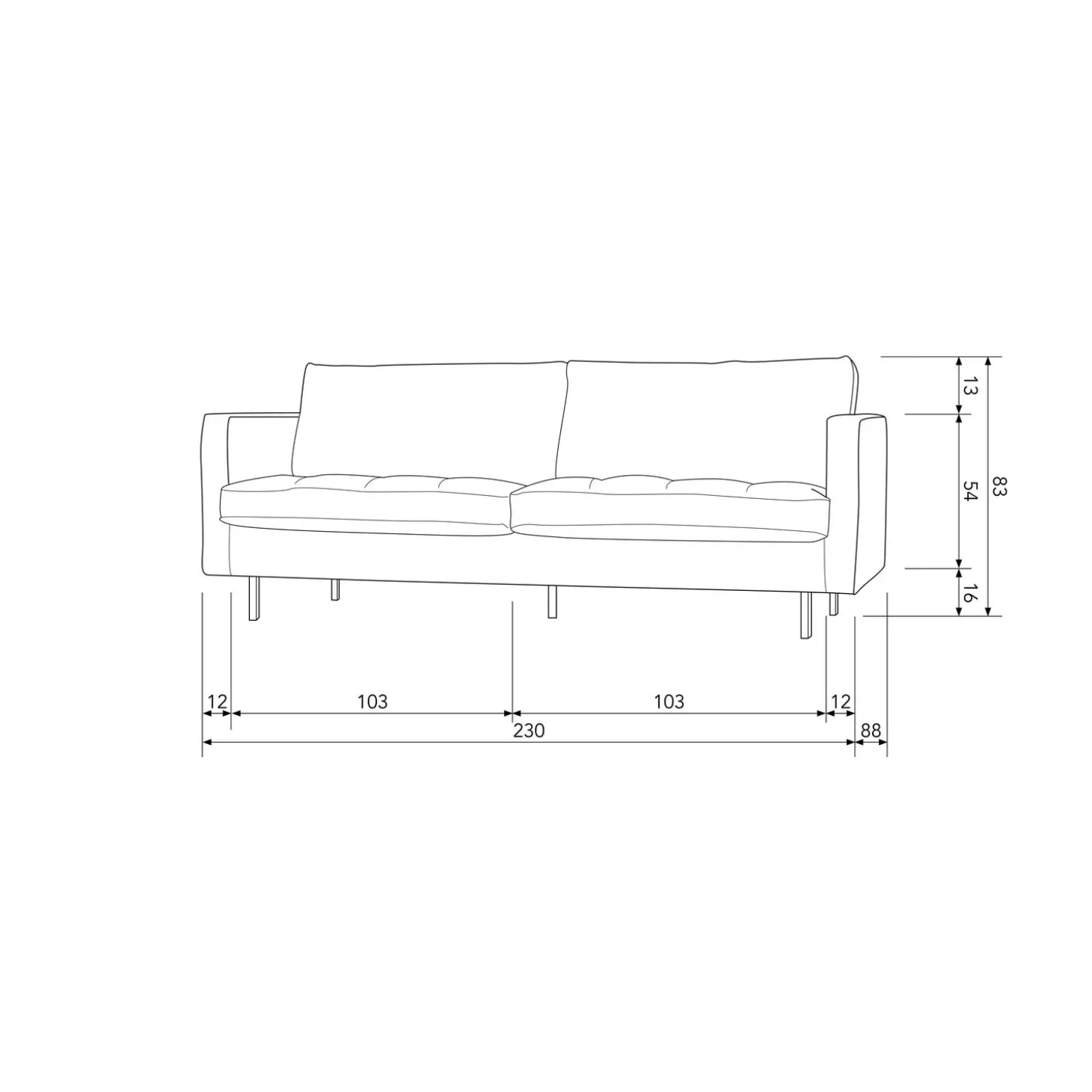 rodeo-classic-25-zits-bank-eco-hEfKeAsW-4.webp Discount WOOOD Rodeo Classic 2,5-zits Bank Ecoleer Cognac