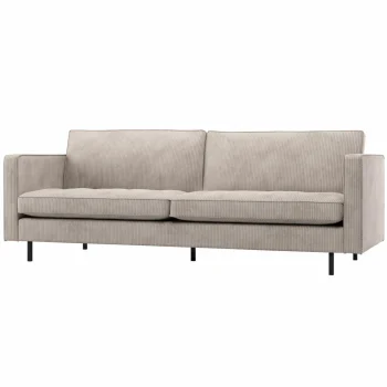 Fashion WOOOD Rodeo Classic 2,5-zits Bank Ribstof Ecru