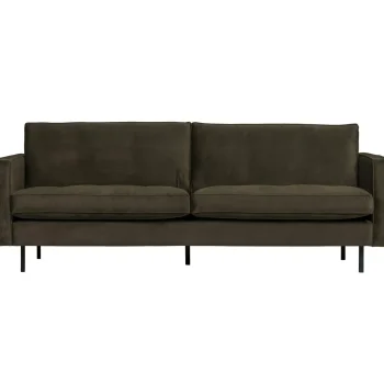 New WOOOD Rodeo Classic 2,5-zits Bank Velvet Donkergroen