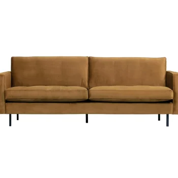 Outlet WOOOD Rodeo Classic 2,5-zits Bank Velvet Honinggeel