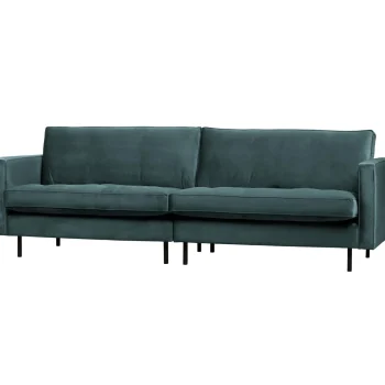 New WOOOD Rodeo Classic 3-zits Bank Velvet Groenblauw