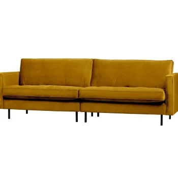 Best WOOOD Rodeo Classic 3-zits Bank Velvet Oker