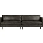 Discount WOOOD Rodeo Classic Bank 3-zits Ecoleer Zwart