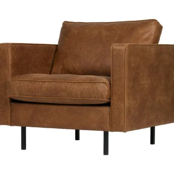 Best WOOOD Rodeo Classic Fauteuil Ecoleer Cognac