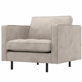 Fashion WOOOD Rodeo Classic Fauteuil Ribstof Ecru