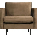 Best WOOOD Rodeo Classic Fauteuil Velvet Taupe