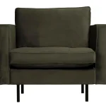 New WOOOD Rodeo Classic Fauteuil Velvet Donkergroen