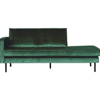 Best WOOOD Rodeo Daybed Links Velvet Bosgroen