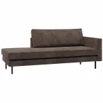 Discount WOOOD Rodeo Daybed Rechts Ribstof Bruin
