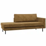 Clearance WOOOD Rodeo Daybed Rechts Ribstof Honinggeel