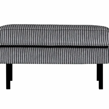 Sale WOOOD Rodeo Hocker Op Poten Streep Zwart/grijs