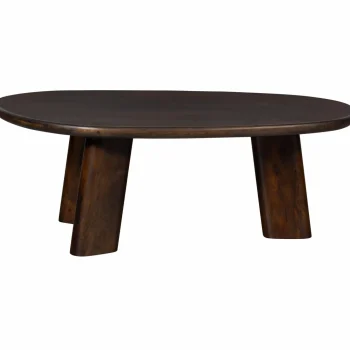 Discount WOOOD Roundly Salontafel Mango Hout Walnoot