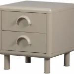 Best WOOOD Rune Ladekast/nachtkastje 2 Lades Metaal Zand