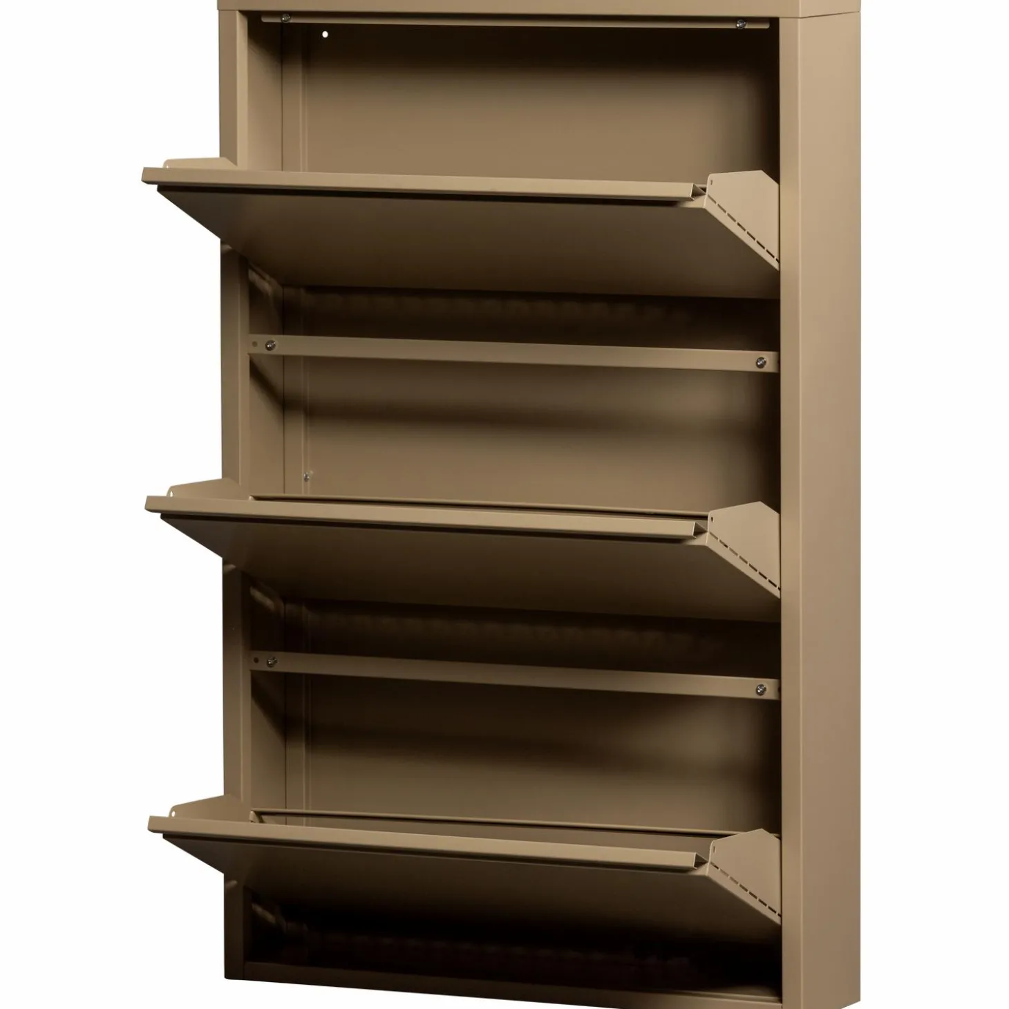 sabine-3-vaks-schoenenkast-met-CAlfRYbD-5.webp Clearance WOOOD Sabine 3-vaks Schoenenkast Metaal Zand