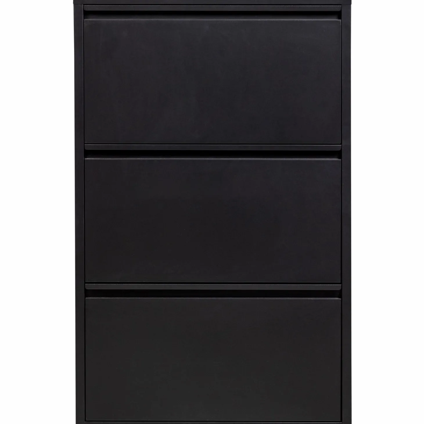 sabine-3-vaks-schoenenkast-met-eEjaUANV-1.webp Hot WOOOD Sabine 3-vaks Schoenenkast Metaal Zwart