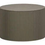 Outlet WOOOD Sanne Bijzettafel Rond Militair Groen