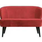 Discount WOOOD Sara Bankje Velvet Framboos