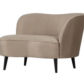 Sale WOOOD Sara Lounge Fauteuil Rechts Velvet Khaki