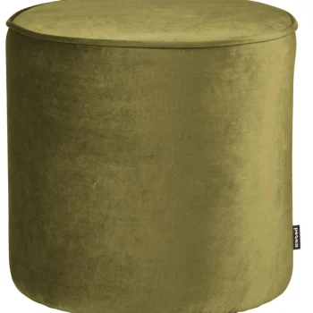 Online WOOOD Sara Poef Hoog Velvet 46xø46 Army