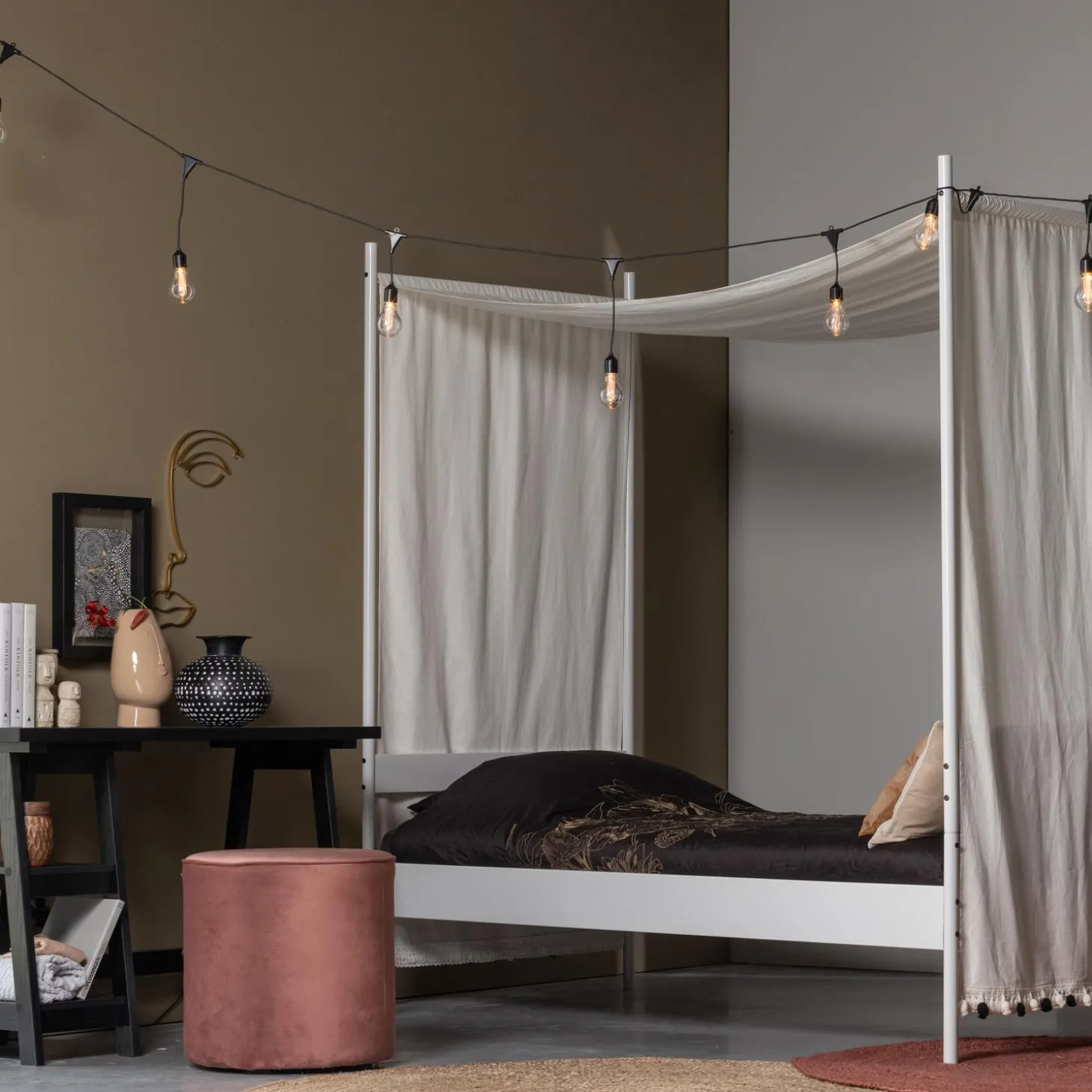 sara-poef-hoog-velvet-oud-roze-wggsSaHf-1.webp Online WOOOD Sara Poef Hoog Velvet Oud 46xø46 Roze