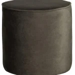New WOOOD Sara Poef Hoog Velvet Warm 46xø46 Groen