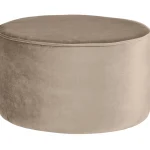 Online WOOOD Sara Poef Laag Velvet 36xø60 Khaki