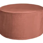 New WOOOD Sara Poef Laag Velvet Oud 36xø60 Roze