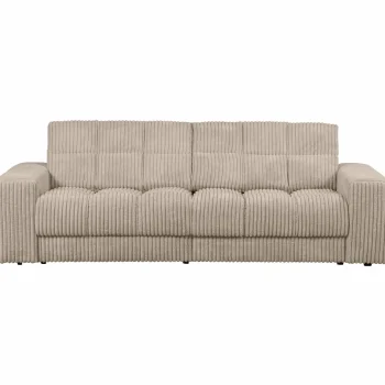 Clearance WOOOD Second Date 2-zits Bank Ribstof Travertin