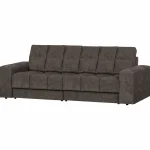 Best WOOOD Second Date 2-zits Bank Vintage Warm Grijs