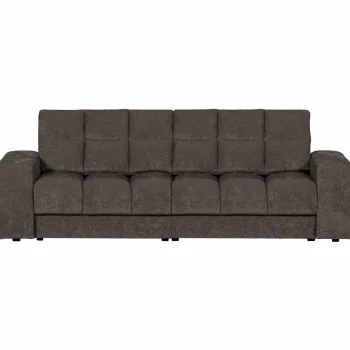 Best WOOOD Second Date 2-zits Bank Vintage Warm Grijs