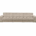 Hot WOOOD Second Date 3-zits Bank Ribstof Travertin