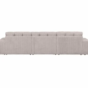 Outlet WOOOD Second Date 3-zits Bank Ribstof Naturel